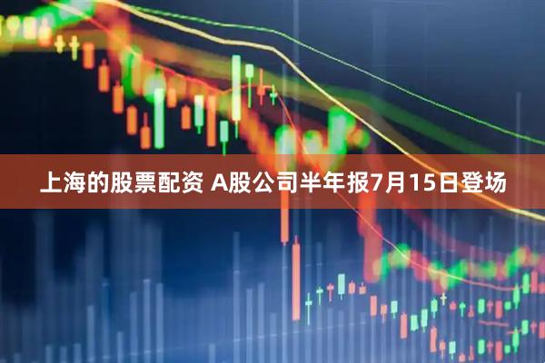 上海的股票配资 A股公司半年报7月15日登场